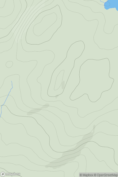 Thumbnail image for Cruach nam Fiadh [Knapdale and Kintyre] [NR804848] showing contour plot for surrounding peak